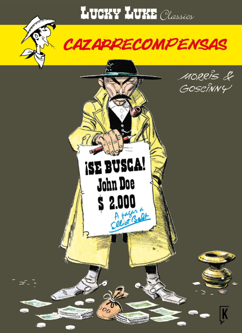 Portada de Lucky Luke. Cazarrecompensas