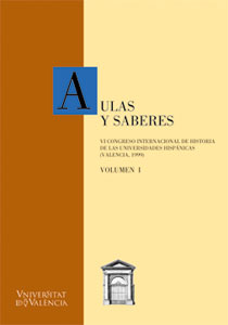 Portada de Aulas y saberes: vi congreso internacional de historia de las uni vers