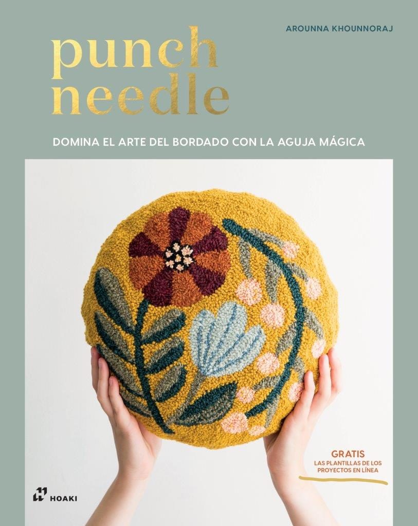 Portada de Punch needle: domina el arte del bordado con la aguja magica