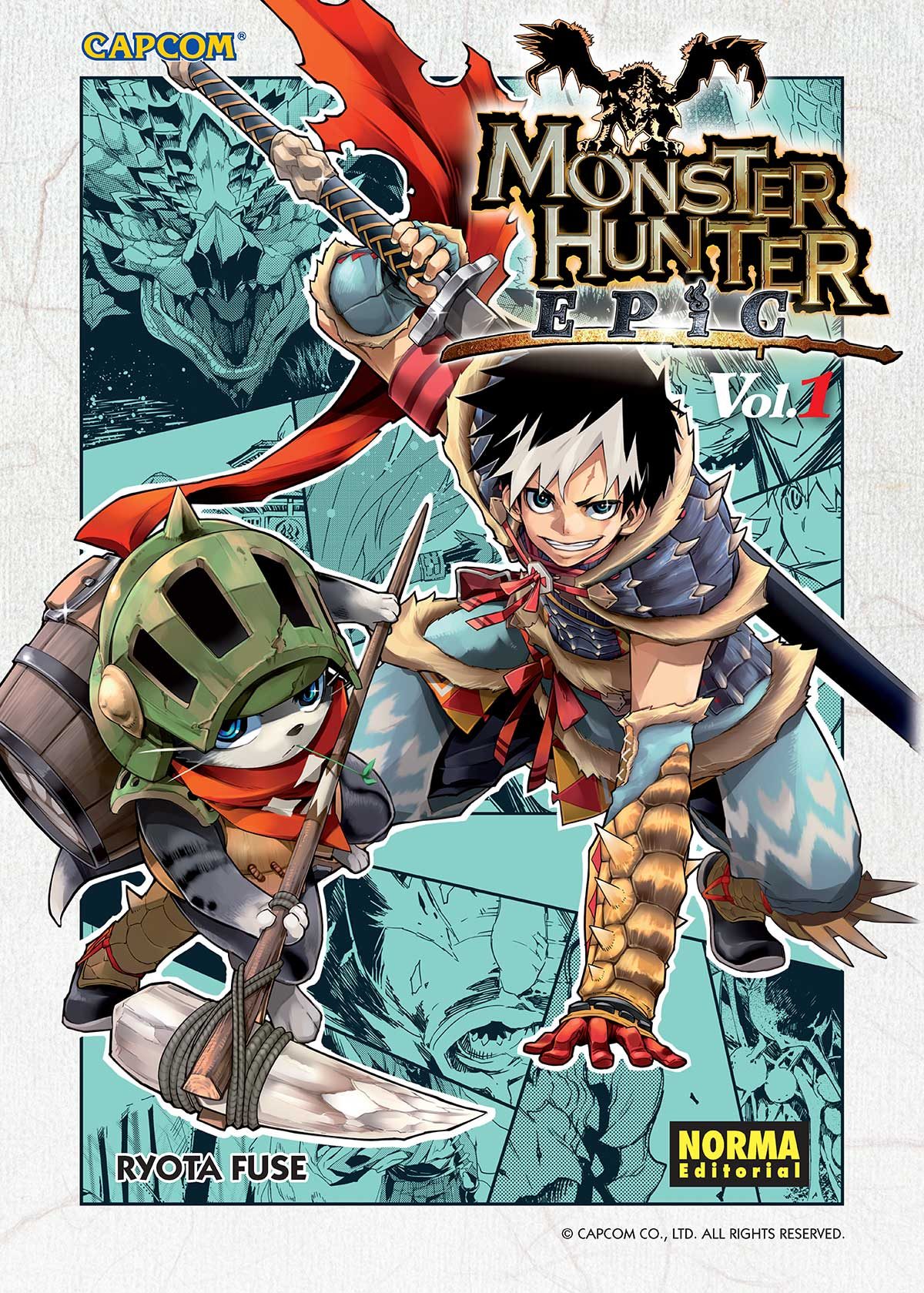 Portada de Monster Hunter Epic 1