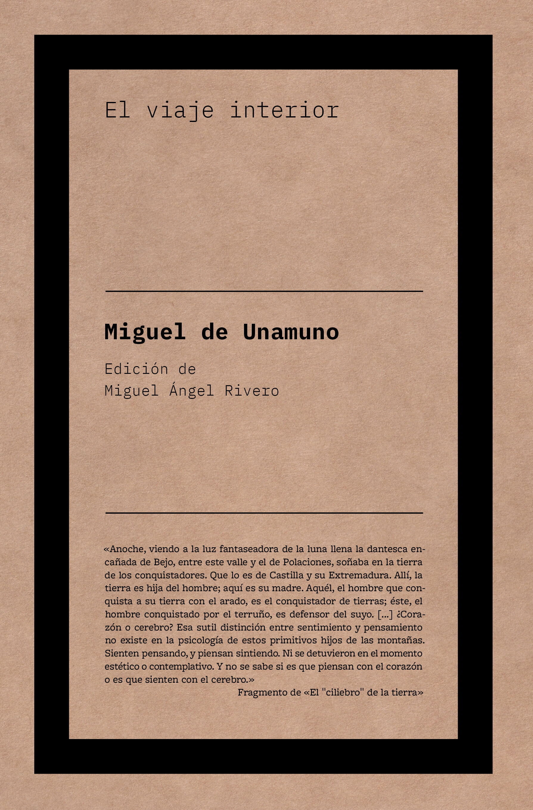 Portada de El viaje interior