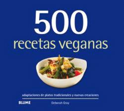 Portada de 500 recetas veganas