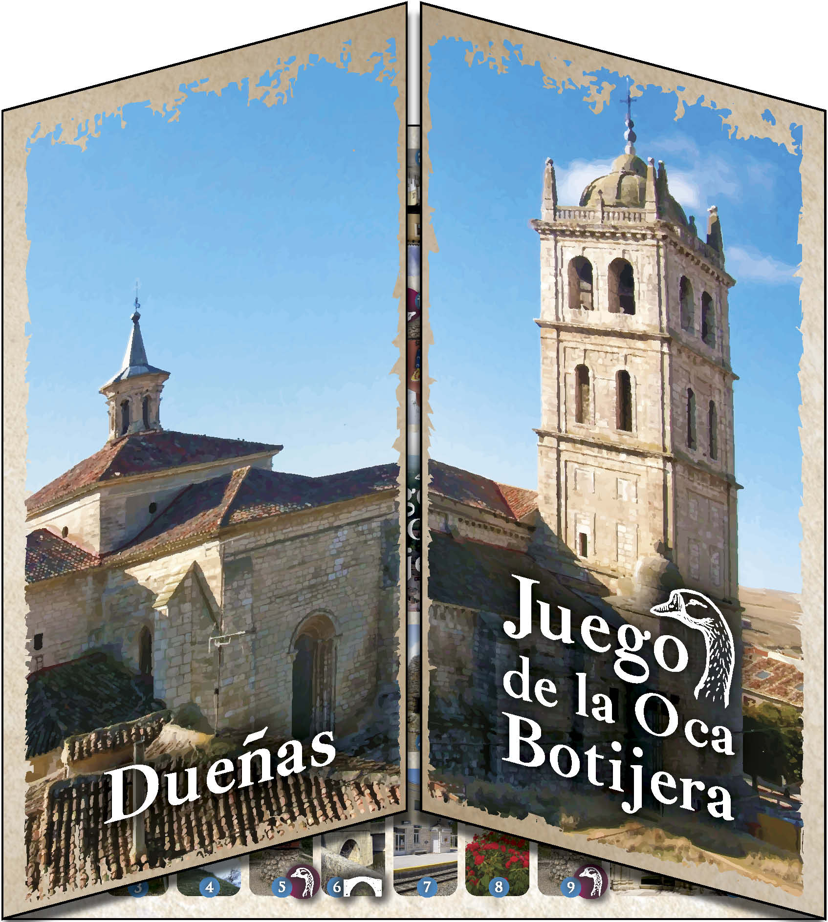 Portada de Juego de la oca botijera – Dueñas
