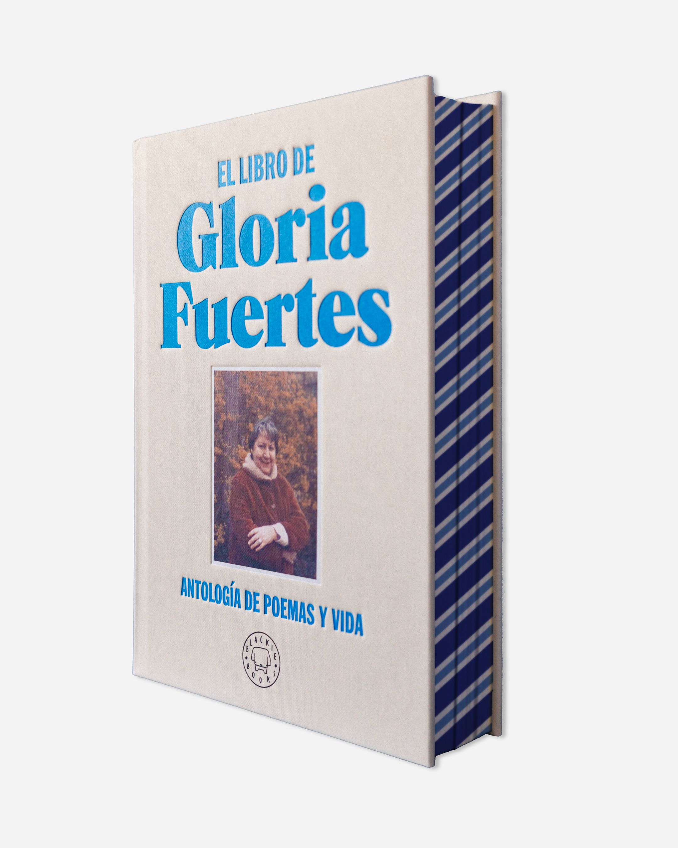 Portada de El libro de Gloria Fuertes. Edición especial en tela y cantos pintados