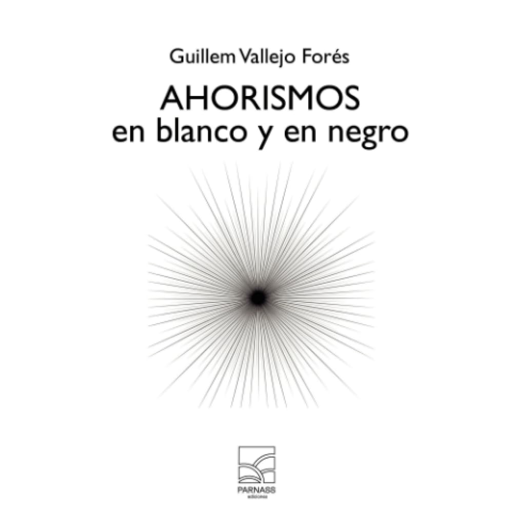 Portada de Ahorismos en blanco y en negro
