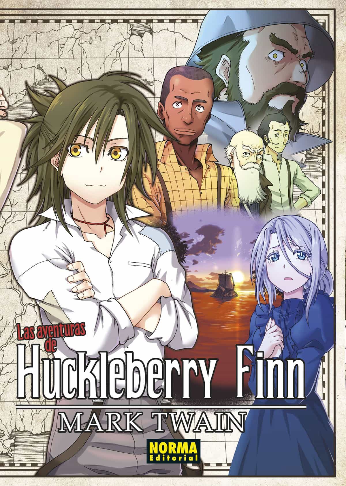 Portada de Las Aventuras de Huckleberry Finn