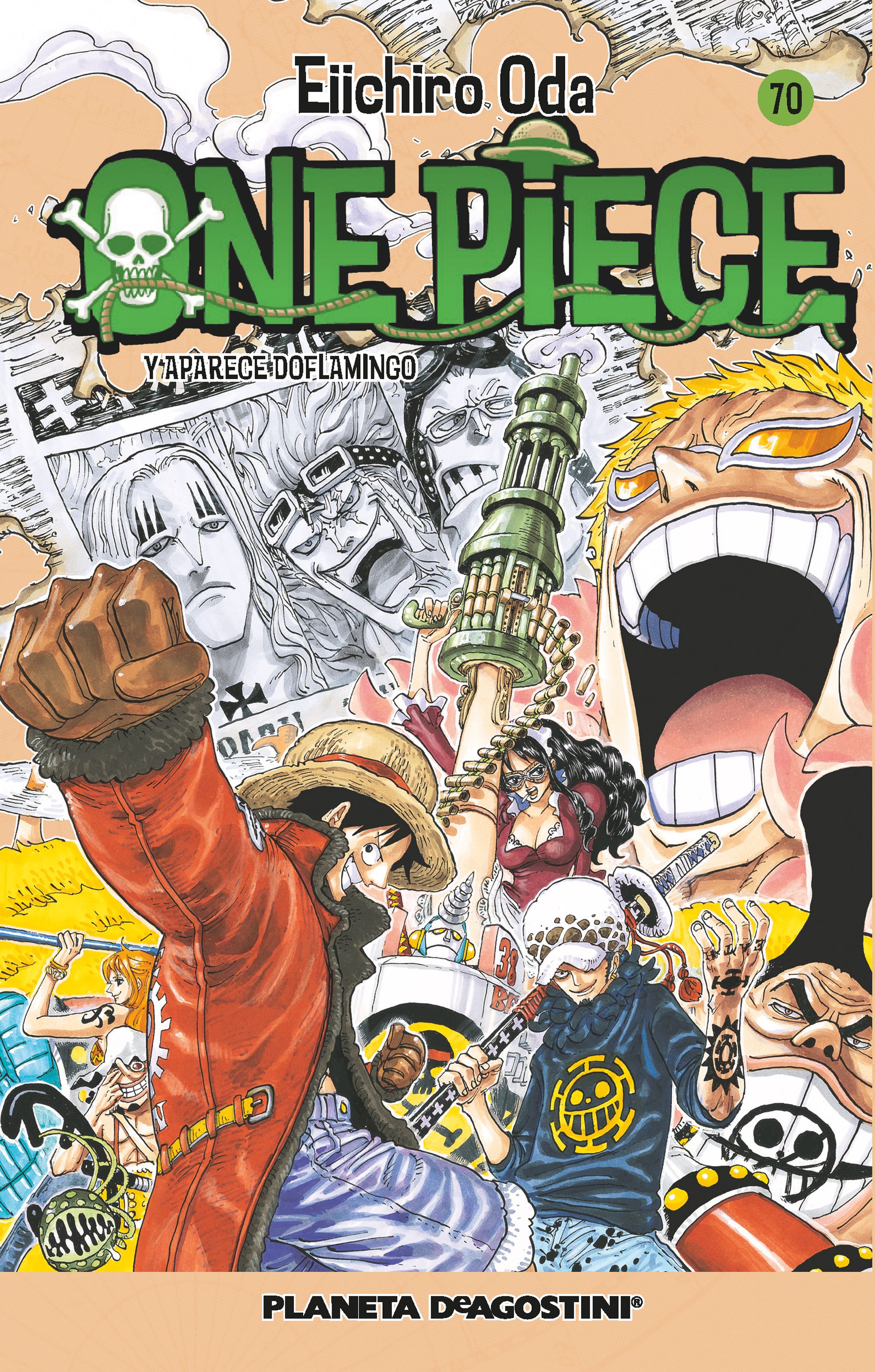 Portada de One piece nº 70