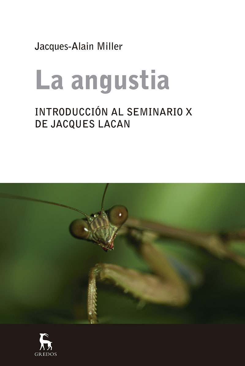 Portada de La angustia: introduccion al seminario x de lacan