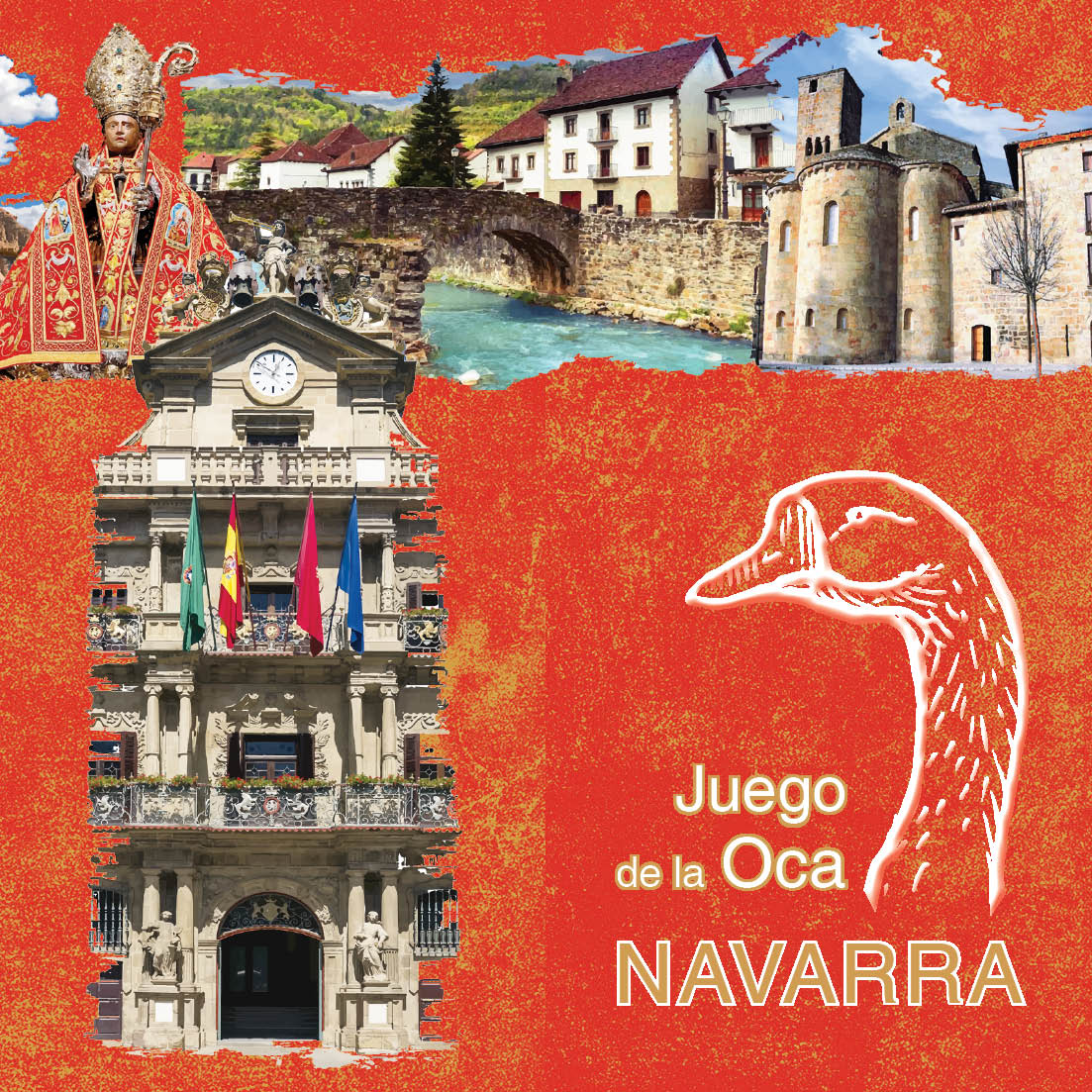 Portada de Juego de la oca de navarra