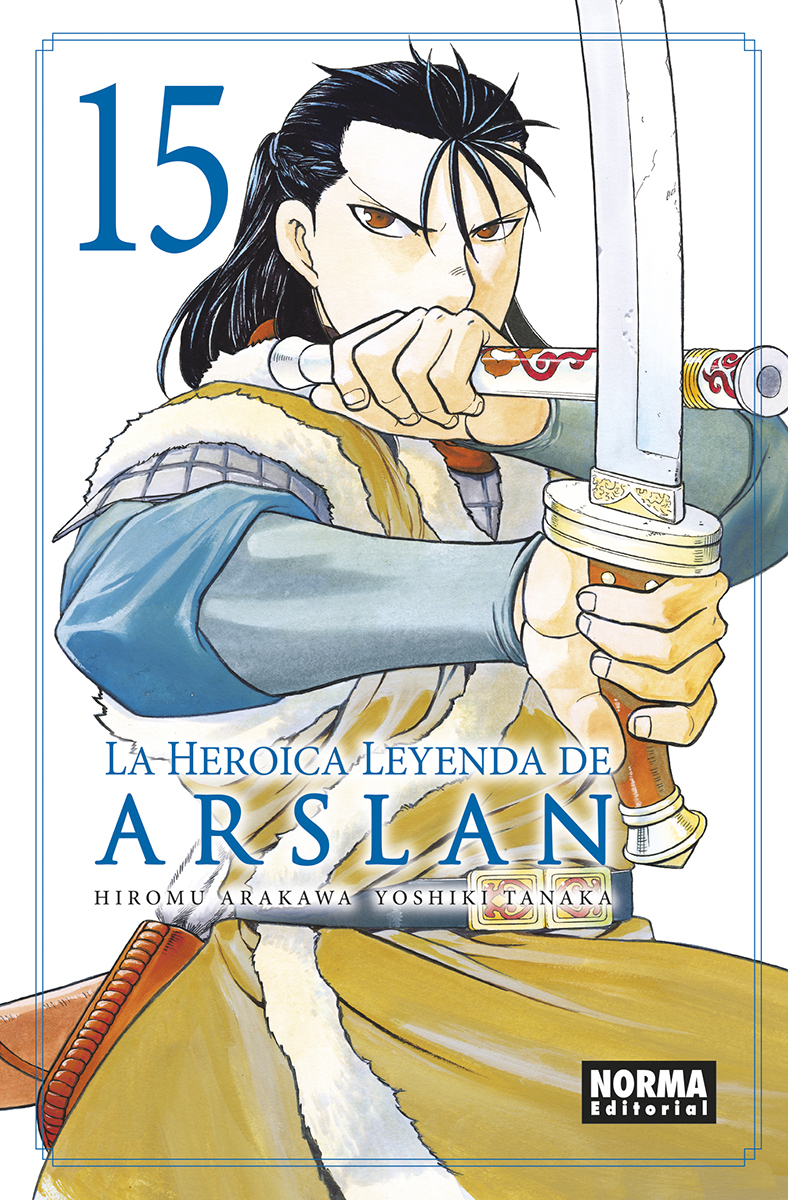 Portada de La heroica leyenda de Arslan 15