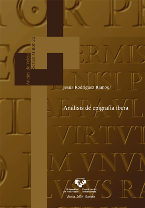 Portada de Analisis de epigrafia ibera