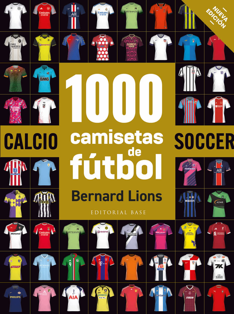Portada de 1000 camisetas de fúbol