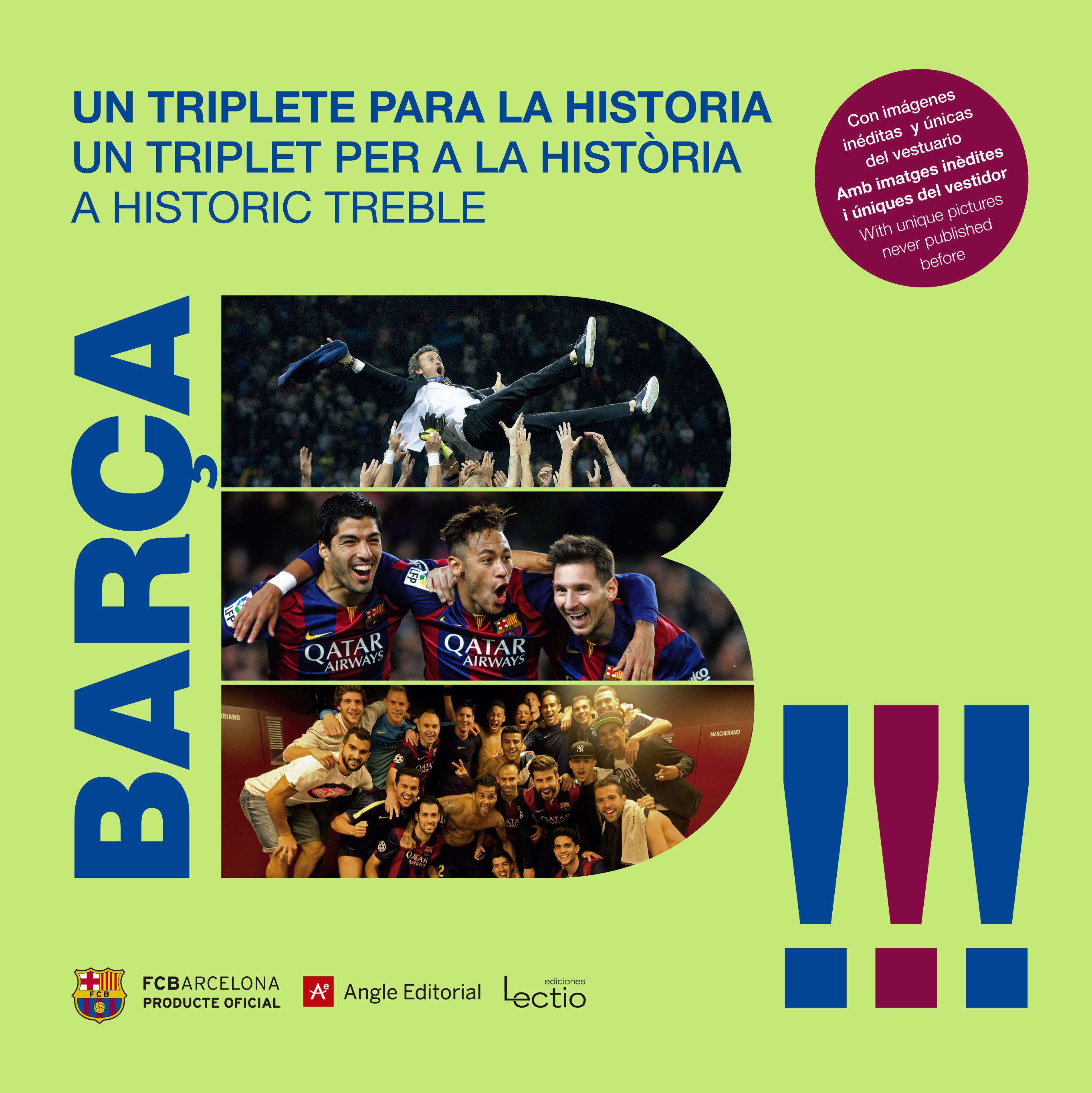 Portada de Barça. un triplete para la historia