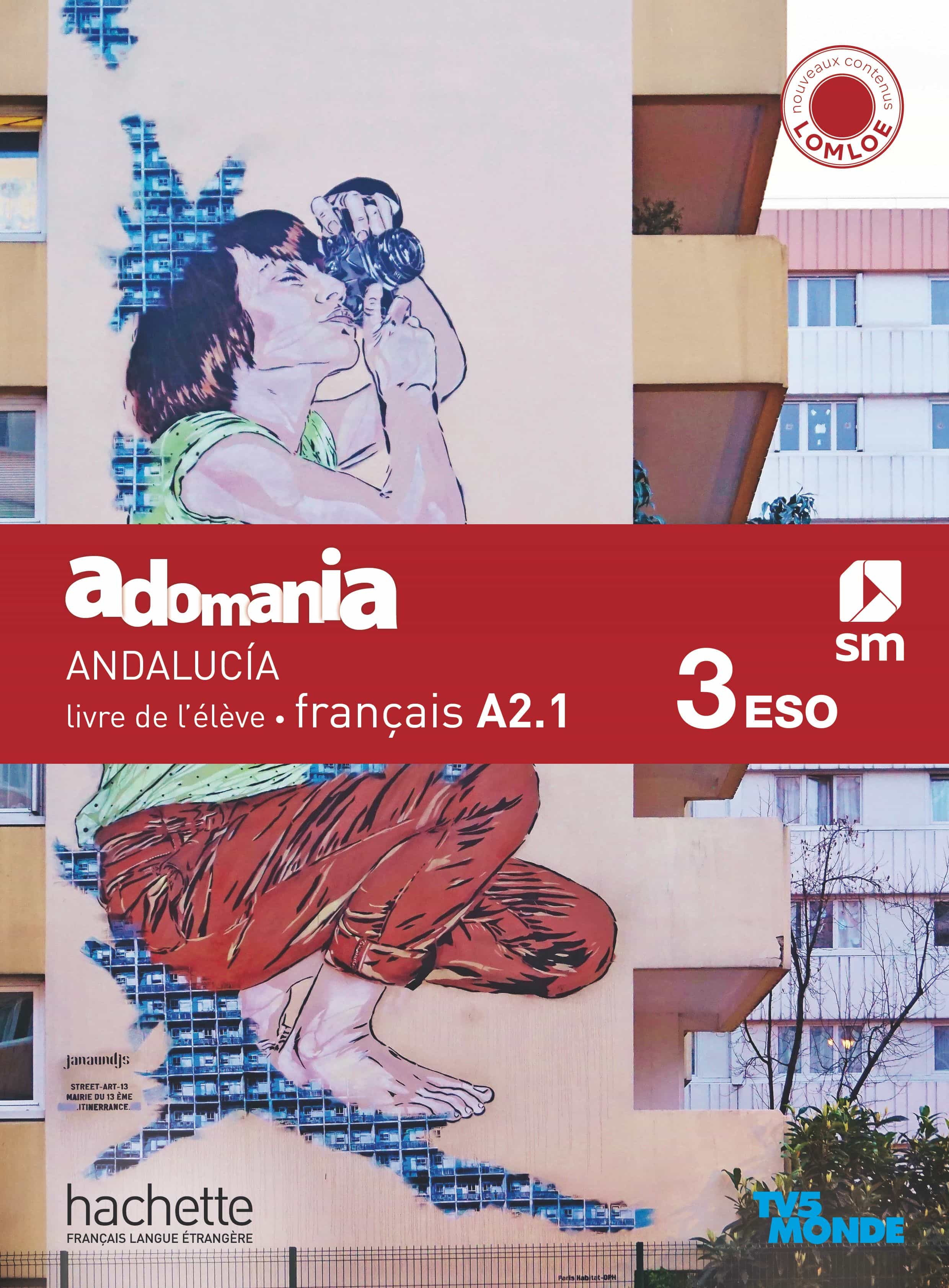Adomania A2.1. Livre Deleve Français 3º ESO. Serie Revuela
