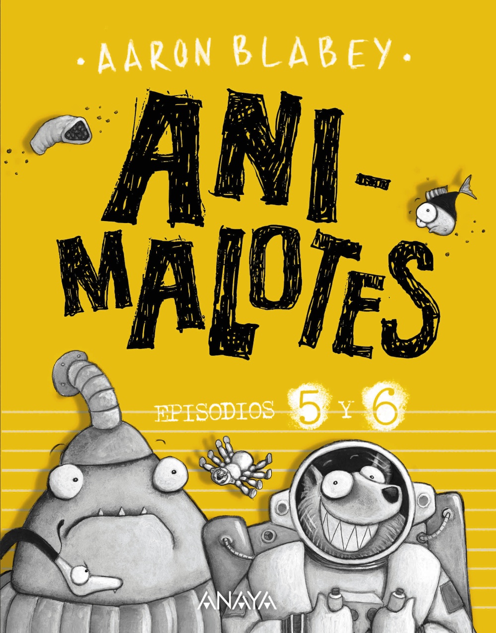 Portada de Animalotes 5 y 6: Follón intergaláctico / Aliens contra Animalotes
