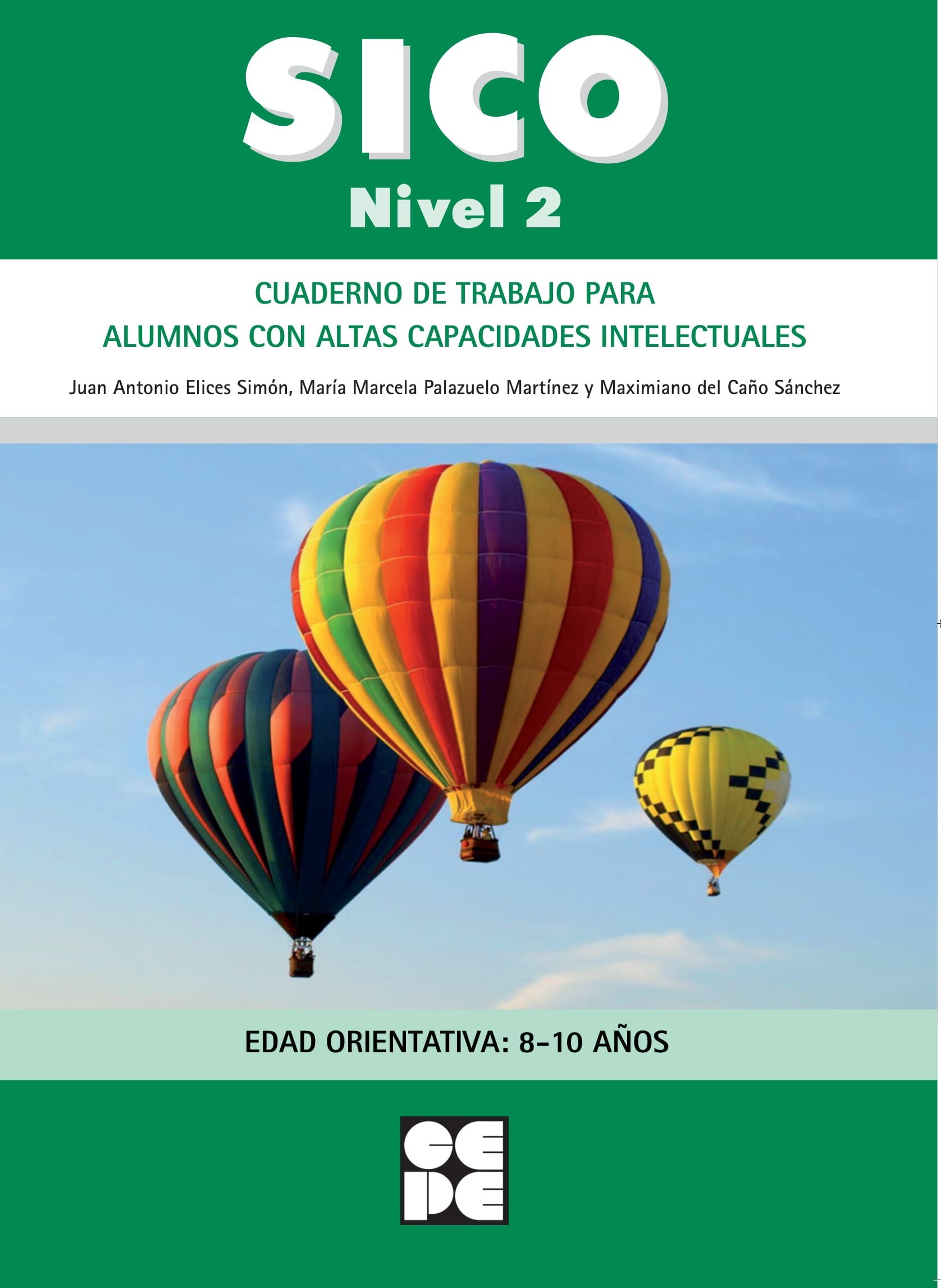 Portada de Sico. nivel 2: cuaderno de trabajo para alumnos con altas capacidades