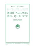 MEDITACIONES DEL QUIJOTE de ORTEGA Y GASSET, JOSE 