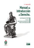 MANUAL DE INTRODUCCION AL DERECHO (2 ED.) de VILLA GIL, LUIS ENRIQUE DE LA 