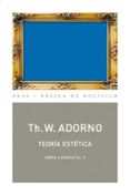 TEORIA ESTETICA (OBRA COMPLETA, 7) de ADORNO, THEODOR W. 