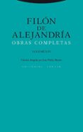 FILON DE ALEJANDRIA: OBRAS COMPLETAS (VOL. IV) de ALEJANDRIA, FILON DE 