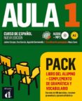AULA  1 PACK LIBRO + COMPLEMENTO DE GRAMTICA Y VOCABULARIO di VV.AA. 
