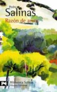 POESIAS COMPLETAS, 3: RAZON DE AMOR de SALINAS, PEDRO 