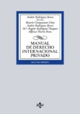 MANUAL DE DERECHO INTERNACIONAL PRIVADO (2 ED.) de RODRIGUEZ BENOT, ANDRES 