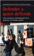 DEFENDER A QUIEN DEFIENDE de SANCHEZ, ANA 