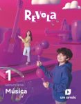 Portada de Música 1º ESO Proyocte Revuela Comunidad Valenciana Ed 2022
