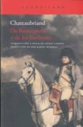 DE BUONAPARTE Y DE LOS BORBONES de CHATEAUBRIAND, FRANOIS RENE DE 