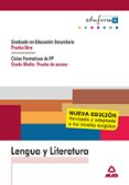 Lengua Y Literatura. Graduado En Educacion Secundaria. Prueba Lib Re. - Mad
