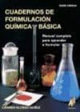 CUADERNOS DE FORMULACION QUIMICA BASICA: MANUAL COMPLETO PARA APR ENDER A FORMULAR di ALONSO NUEZ, CARMEN 