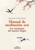 MANUAL DE MEDITACIN ZEN de YUNO RECH, ROLAND 