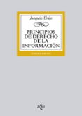PRINCIPIOS DE DERECHO DE LA INFORMACION de URIAS, JOAQUIN 