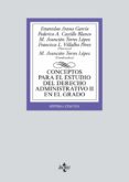 CONCEPTOS PARA EL ESTUDIO DEL DERECHO ADMINISTRATIVO II EN EL GRADO (7 ED.) de ARANA GARCIA, ESTANISLAO CASTILLO BLANCO, FEDERICO A. 