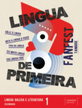 Portada de Lingua Galega E Literatura 1º ESO Proyecto Fanfest Ed 2022 Galicia