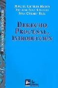 DERECHO PROCESAL: INTRODUCCION de ORTELLS RAMOS, MANUEL  SANCHEZ, RICARDO JUAN  CAMARA RUIZ, JUAN 
