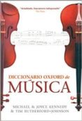 DICCIONARIO OXFORD DE MUSICA di VV.AA. 