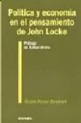 POLITICA Y ECONOMIA EN EL PENSAMIENTO DE JOHN LOCKE di PEZOA BISSIERES, ALVARO 