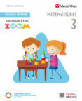 Portada de Matemàtiques 3º Educacion Primaria Trim. Zoom Valencia
