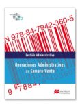 OPERACIONES ADMINISTRATIVAS DE COMPRA-VENTA di VV.AA. 