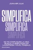 SIMPLIFICA di MIR JULIA, JOAN 