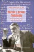 POESIA Y PROSA: ANTOLOGIA di LEZAMA LIMA, JOSE 