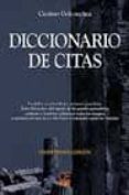 DICCIONARIO DE CITAS (11 ED.) de GOICOECHEA, CESAREO 