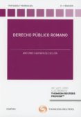DERECHO PUBLICO ROMANO (21 ED.) de FERNANDEZ DE BUJAN, ANTONIO 