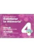 ESTIMULAR LA MEMORIA NIVEL 4: PARA CHICOS DE 13 A 16 AOS 70 FICH AS CON EJERCICIOS LISTOS PARA SER UTILIZADOS de JARQUE GARCIA, JESUS 