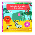 ANIMALES DE LA SELVA Y DE LA SABANA:MI PRIMER LIBRO DE IMAGENES PARA ESCUCHAR di VV.AA
