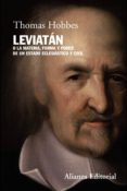 LEVIATAN O LA MATERIA, FORMA Y PODER DE UNN ESTADO ECLESIASTICO Y CIVIL de HOBBES, THOMAS 