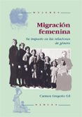 MIGRACION FEMENINA: SU IMPACTO EN LAS RELACIONES DE GENERO de GIL, CARMEN GREGORIO 
