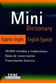 MINI DICTIONARY ENGLISH-SPANISH (ESPAOL-INGLES) di VV.AA. 